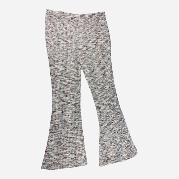 BP Ribbed Knit Marled Flare Leg Pants Size 1X - Picture 3 of 6